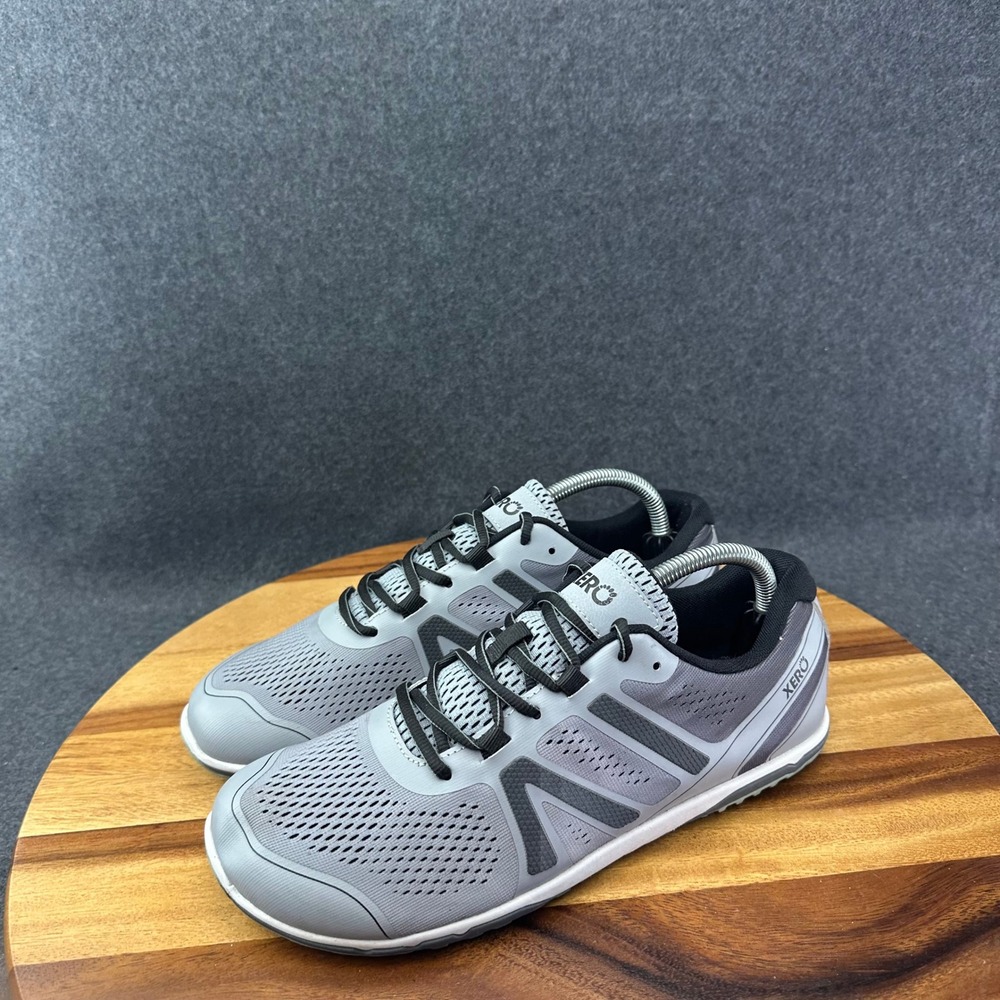 Xero HFS II Mens Size 9.5 Gray Black Barefoot Minimalist Running Walk Gym Shoes - Picture 6 of 12